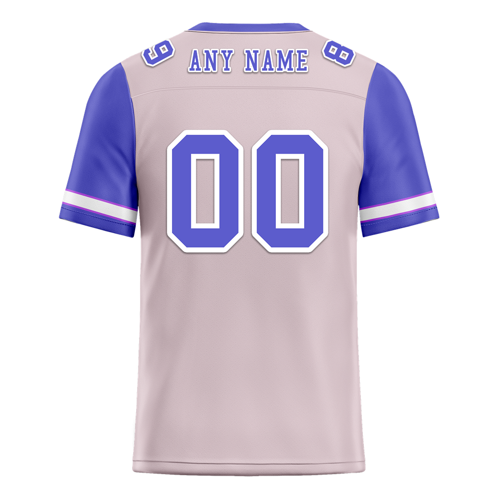 Custom Pink Purple Two Tone Purple Personalized Authentic Football Jersey FBJ02-bc0f09c