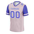 Custom Pink Purple Two Tone Purple Personalized Authentic Football Jersey FBJ02-bc0f09c