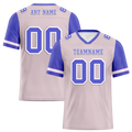 Custom Pink Purple Two Tone Purple Personalized Authentic Football Jersey FBJ02-bc0f09c