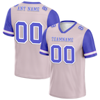 Custom Pink Purple Two Tone Purple Personalized Authentic Football Jersey FBJ02-bc0f09c
