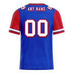 Custom Blue Red Two Tone White Personalized Authentic Football Jersey FBJ02-bc0f09d