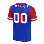 Custom Blue Red Two Tone White Personalized Authentic Football Jersey FBJ02-bc0f09d