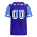 Custom Blue Aqua Two Tone Aqua Personalized Authentic Football Jersey FBJ02-bc0f09e