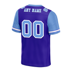 Custom Blue Aqua Two Tone Aqua Personalized Authentic Football Jersey FBJ02-bc0f09e