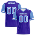 Custom Blue Aqua Two Tone Aqua Personalized Authentic Football Jersey FBJ02-bc0f09e