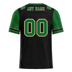 Custom Black Green Two Tone Green Personalized Authentic Football Jersey FBJ02-bc0f097