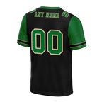 Custom Black Green Two Tone Green Personalized Authentic Football Jersey FBJ02-bc0f097