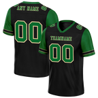 Custom Black Green Two Tone Green Personalized Authentic Football Jersey FBJ02-bc0f097