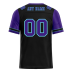 Custom Black Purple Two Tone Purple Personalized Authentic Football Jersey FBJ02-bc0f099