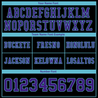 Custom Black Purple Two Tone Purple Personalized Authentic Football Jersey FBJ02-bc0f099