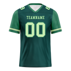 Custom Green Two Tone Pink Personalized Authentic Football Jersey FBJ02-bc0fa0b