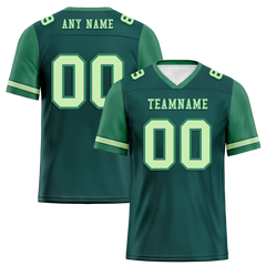 Custom Green Two Tone Pink Personalized Authentic Football Jersey FBJ02-bc0fa0b