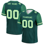 Custom Green Two Tone Pink Personalized Authentic Football Jersey FBJ02-bc0fa0b