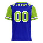Custom Blue Green Two Tone Green Personalized Authentic Football Jersey FBJ02-bc0fa0c