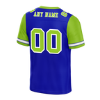Custom Blue Green Two Tone Green Personalized Authentic Football Jersey FBJ02-bc0fa0c