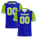 Custom Blue Green Two Tone Green Personalized Authentic Football Jersey FBJ02-bc0fa0c