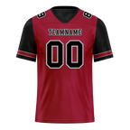 Custom Brown Black Two Tone Black Personalized Authentic Football Jersey FBJ02-bc0fa0d