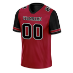 Custom Brown Black Two Tone Black Personalized Authentic Football Jersey FBJ02-bc0fa0d