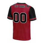 Custom Brown Black Two Tone Black Personalized Authentic Football Jersey FBJ02-bc0fa0d