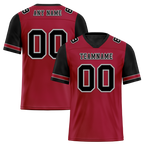 Custom Brown Black Two Tone Black Personalized Authentic Football Jersey FBJ02-bc0fa0d