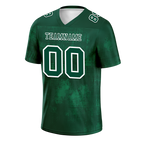 Custom Green Graffiti Pattern Green Personalized Authentic Football Jersey FBJ02-bc0fabb