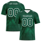 Custom Green Graffiti Pattern Green Personalized Authentic Football Jersey FBJ02-bc0fabb