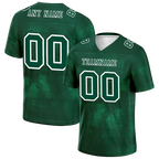 Custom Green Graffiti Pattern Green Personalized Authentic Football Jersey FBJ02-bc0fabb
