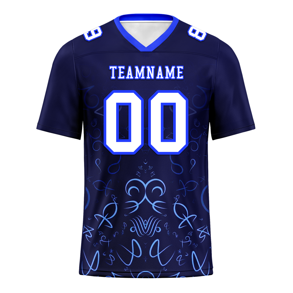 Custom Black Graffiti Pattern White Personalized Authentic Football Jersey FBJ02-bc0fabd