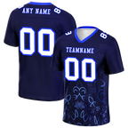 Custom Black Graffiti Pattern White Personalized Authentic Football Jersey FBJ02-bc0fabd