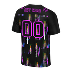 Custom Black Graffiti Pattern Black Personalized Authentic Football Jersey FBJ02-bc0fab7