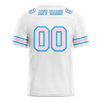 Custom White Graffiti Pattern Pink Personalized Authentic Football Jersey FBJ02-bc0fac7