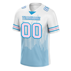 Custom White Graffiti Pattern Pink Personalized Authentic Football Jersey FBJ02-bc0fac7