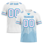 Custom White Graffiti Pattern Pink Personalized Authentic Football Jersey FBJ02-bc0fac7