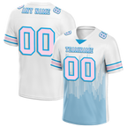 Custom White Graffiti Pattern Pink Personalized Authentic Football Jersey FBJ02-bc0fac7