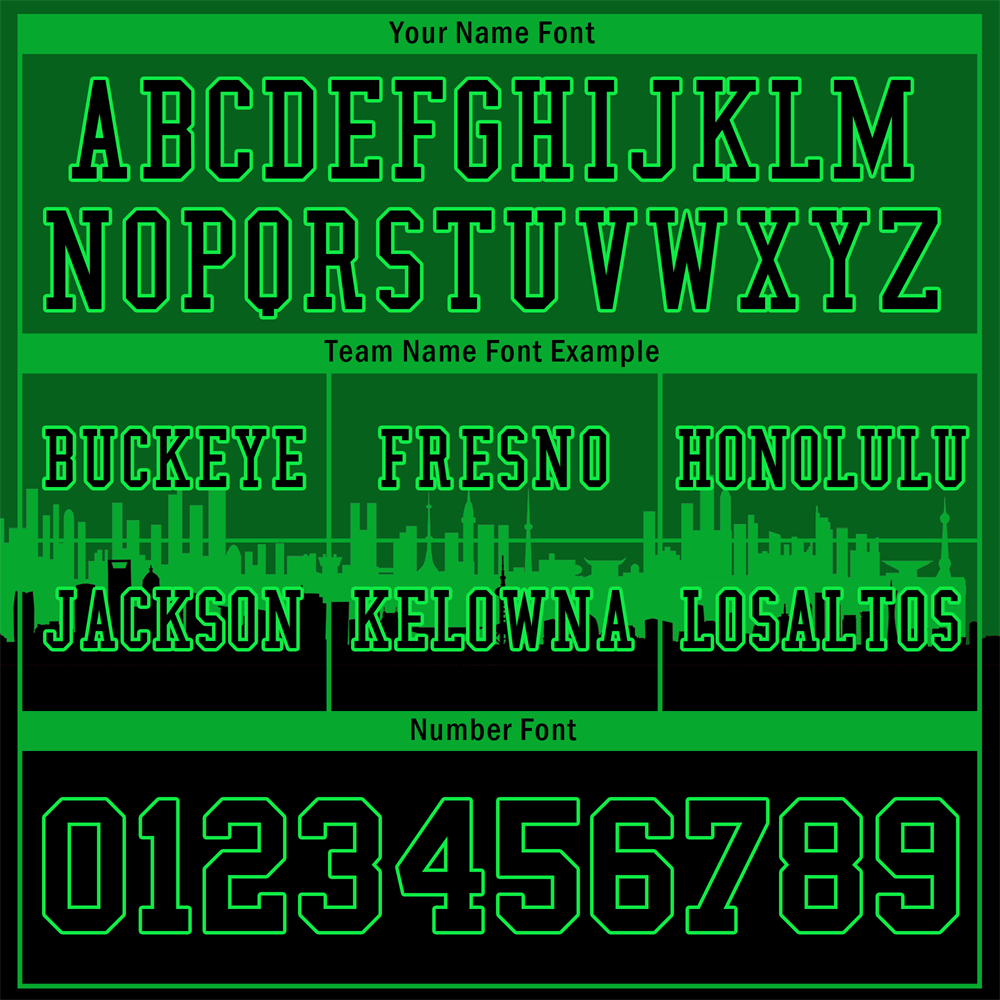 Custom Green Black Graffiti Pattern Black Personalized Authentic Football Jersey FBJ02-bc0fac9