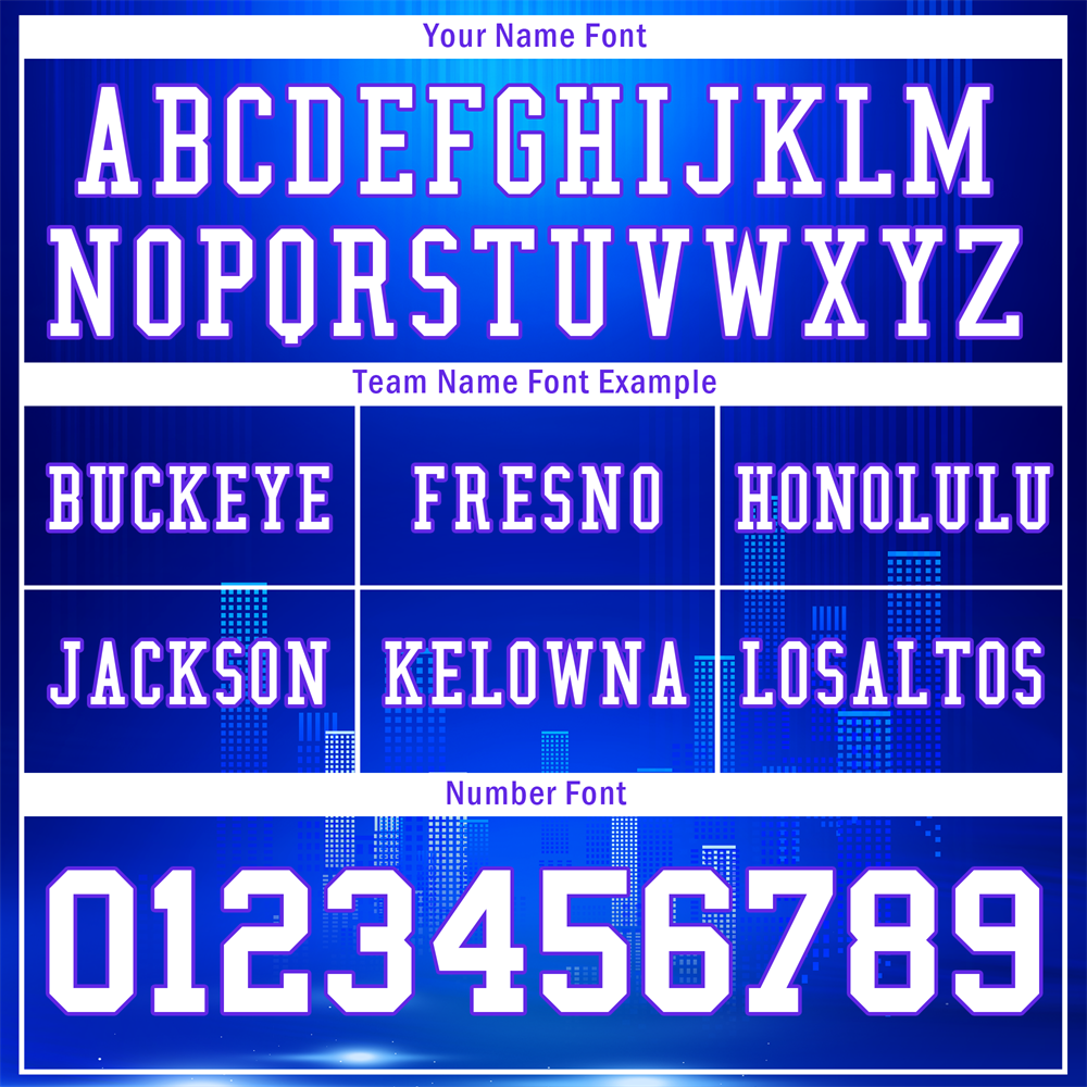 Custom Blue Graffiti Pattern White Personalized Authentic Football Jersey FBJ02-bc0fade