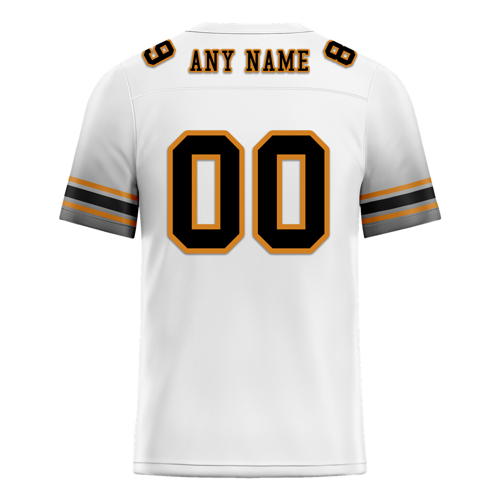 Custom White Black Graffiti Pattern Black Personalized Authentic Football Jersey FBJ02-bc0fad9