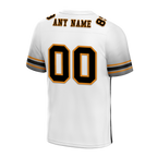 Custom White Black Graffiti Pattern Black Personalized Authentic Football Jersey FBJ02-bc0fad9
