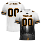 Custom White Black Graffiti Pattern Black Personalized Authentic Football Jersey FBJ02-bc0fad9