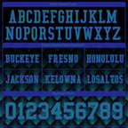 Custom Black 3D Pattern Aqua Personalized Authentic Football Jersey FBJ02-bc0faec
