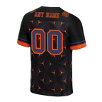 Custom Black Orange 3D Pattern Purple Personalized Authentic Football Jersey FBJ02-bc0faed