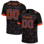 Custom Black Orange 3D Pattern Purple Personalized Authentic Football Jersey FBJ02-bc0faed