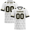 Custom White 3D Pattern Black Personalized Authentic Football Jersey FBJ02-bc0faee