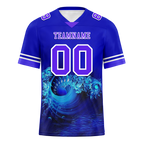 Custom Blue 3D Pattern Purple Personalized Authentic Football Jersey FBJ02-bc0fae7