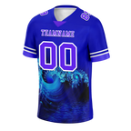 Custom Blue 3D Pattern Purple Personalized Authentic Football Jersey FBJ02-bc0fae7