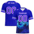 Custom Blue 3D Pattern Purple Personalized Authentic Football Jersey FBJ02-bc0fae7