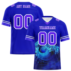 Custom Blue 3D Pattern Purple Personalized Authentic Football Jersey FBJ02-bc0fae7