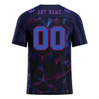 Custom Black 3D Pattern Purple Personalized Authentic Football Jersey FBJ02-bc0fafa