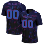 Custom Black 3D Pattern Purple Personalized Authentic Football Jersey FBJ02-bc0fafa