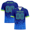 Custom Blue 3D Pattern Blue Personalized Authentic Football Jersey FBJ02-bc0fafb